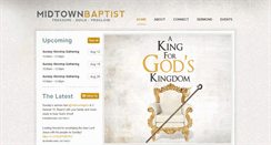 Desktop Screenshot of midtownbaptistchurch.org