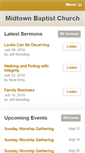 Mobile Screenshot of midtownbaptistchurch.org