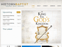 Tablet Screenshot of midtownbaptistchurch.org
